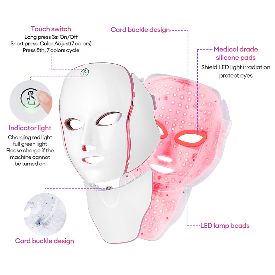 Masque LED Visage